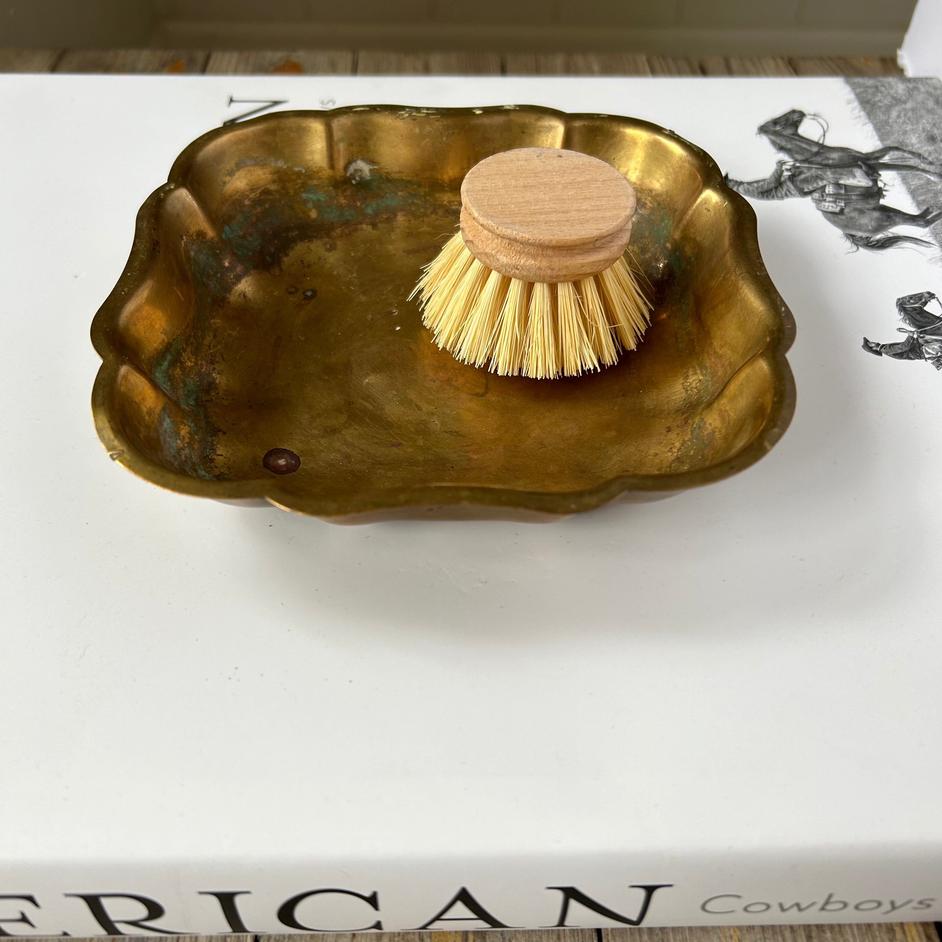 Vintage Mini Brass Tray