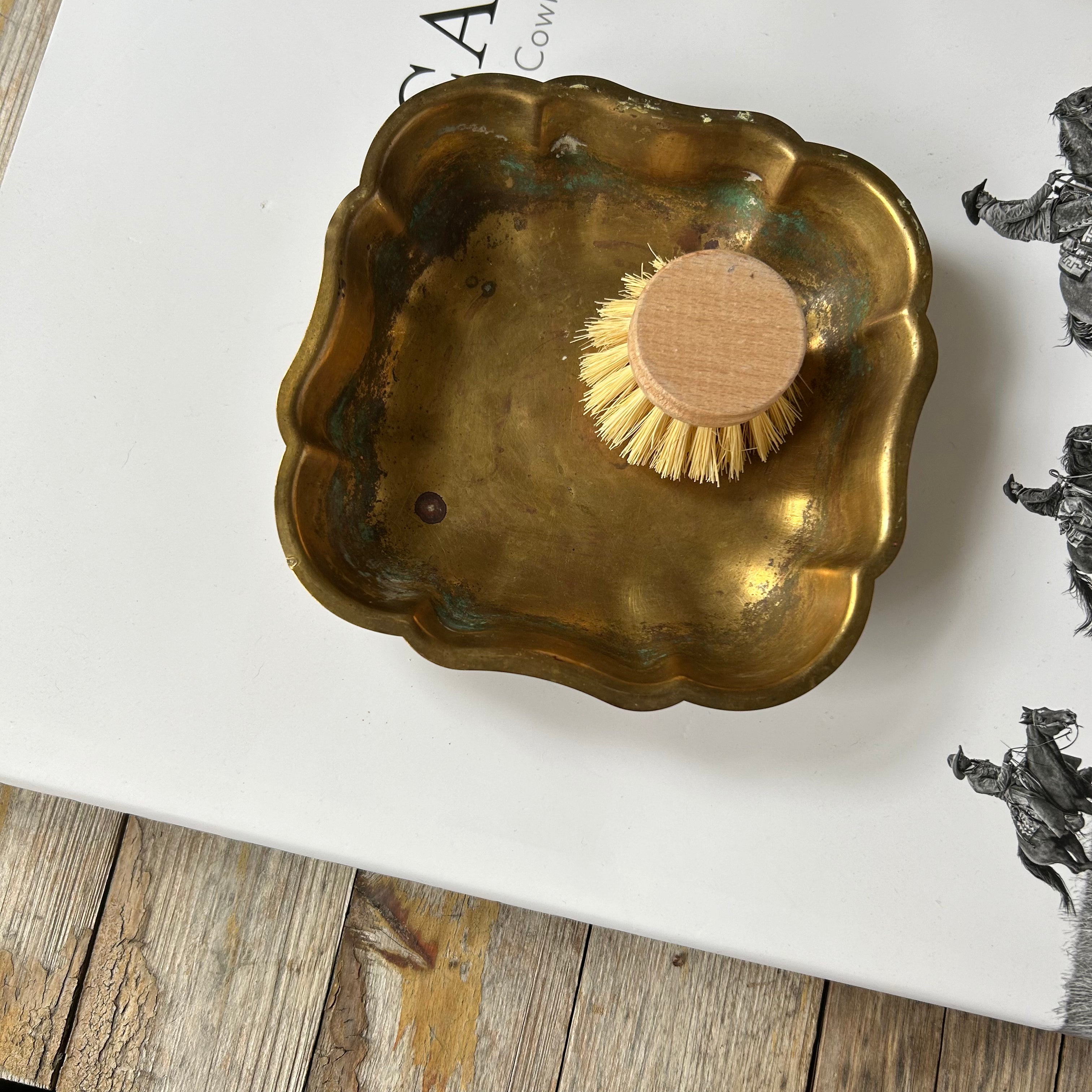 Vintage Mini Brass Tray