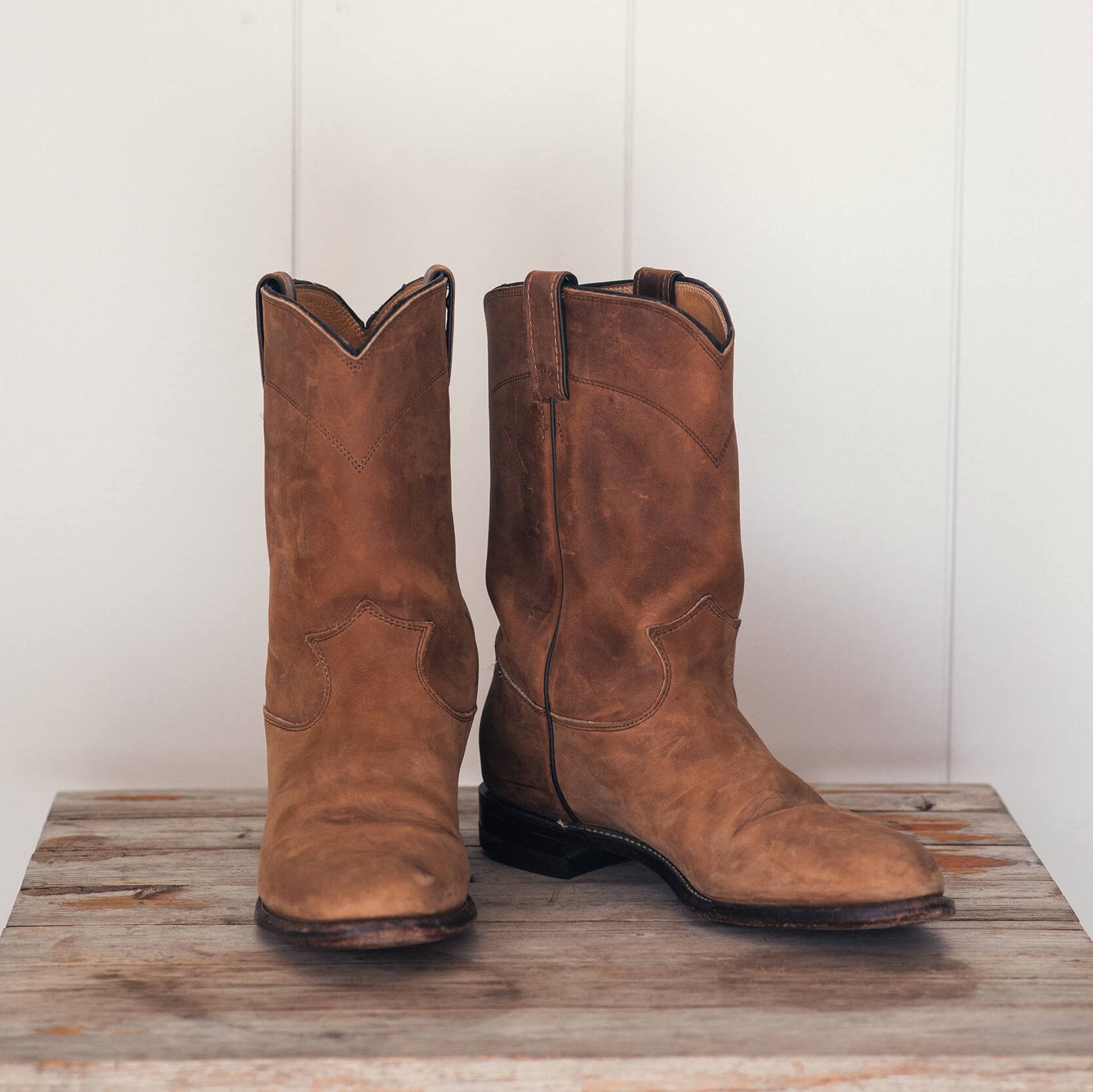 Short Brown Cowboy Boot