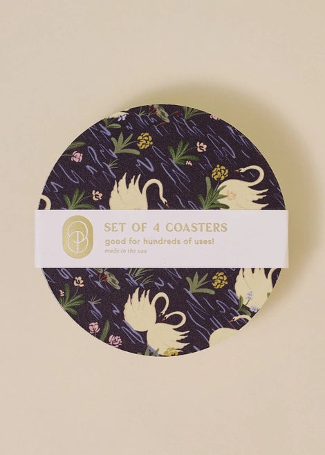 Swan Coaster Set