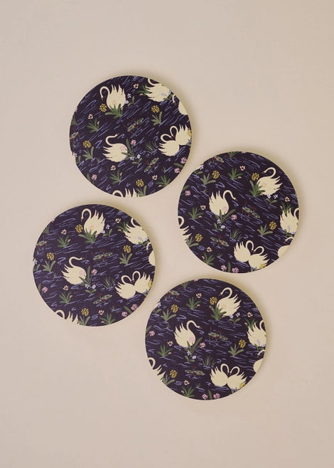Swan Coaster Set