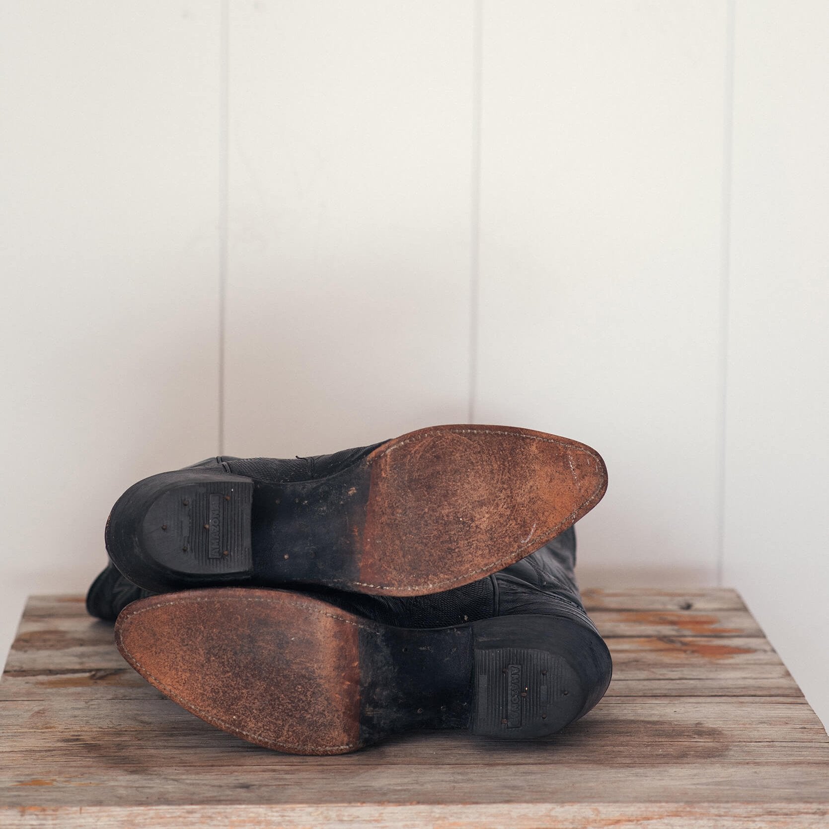 Tall Black Cowboy Boot