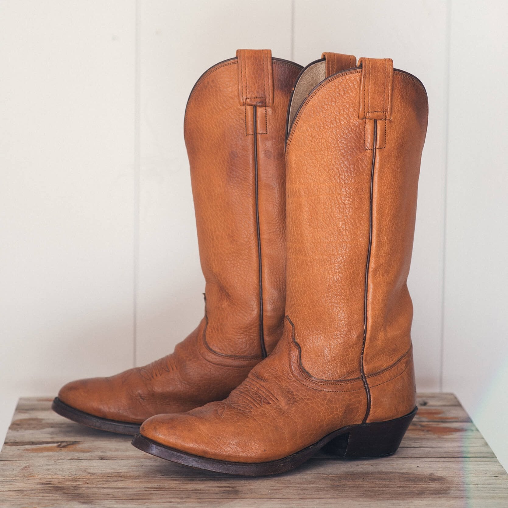 Tall Brown Cowboy Boot